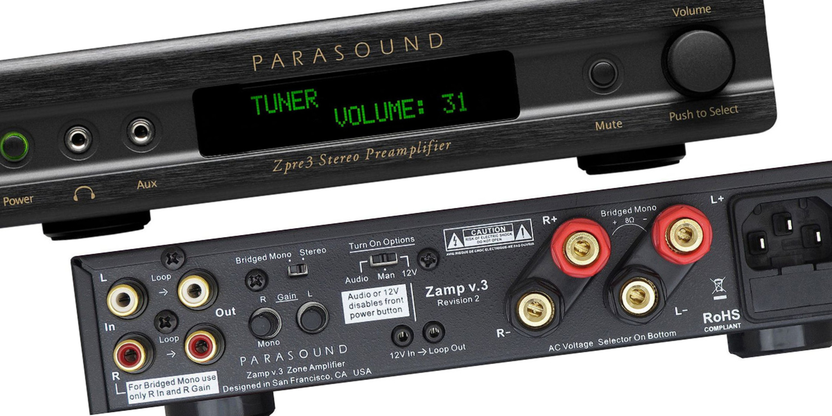 Parasound Zamp v.3 Two Channel Zone Amplifier