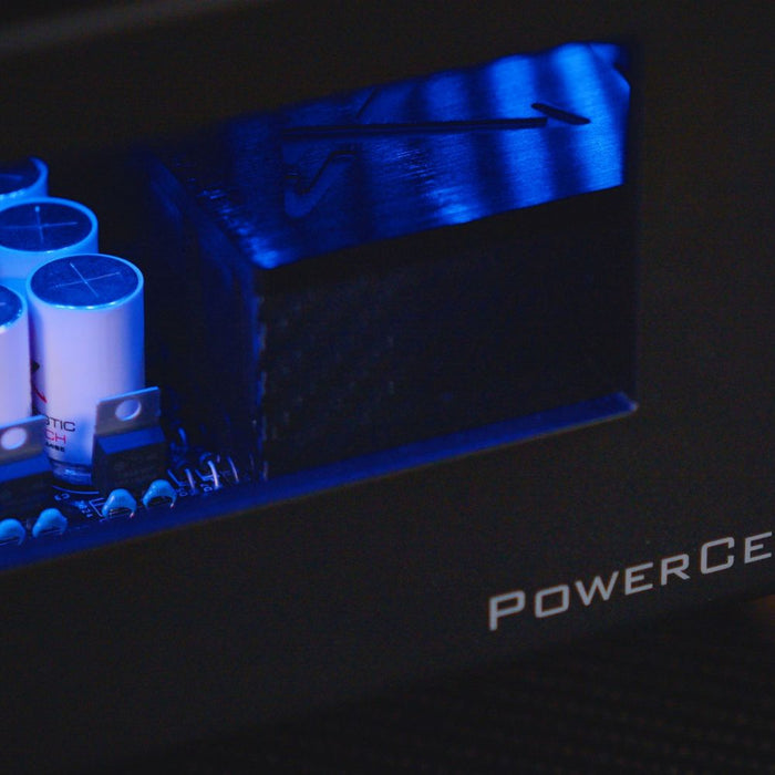 PowerCell Line conditioner on Rack in listening room