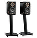 TAD Micro Evolution One Bookshelf Speakers; Black Pair w/ Stands (New)
