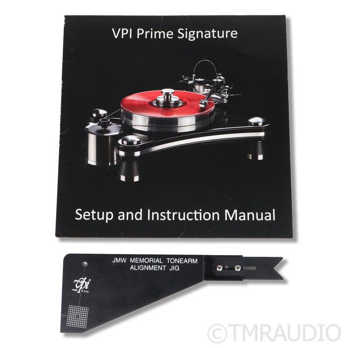 VPI Prime Signature Turntable; Fatboy Gimbal 10-3D Tonearm; No Cartridge