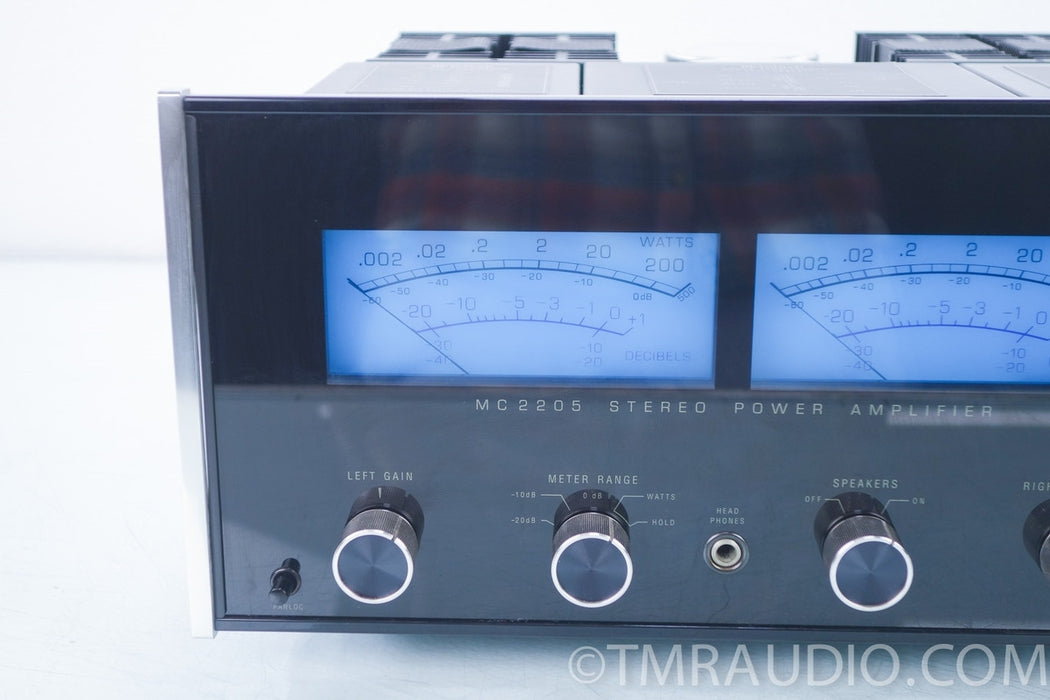 McIntosh MC2205 Stereo Power Amplifier in Factory Box (205w x2)
