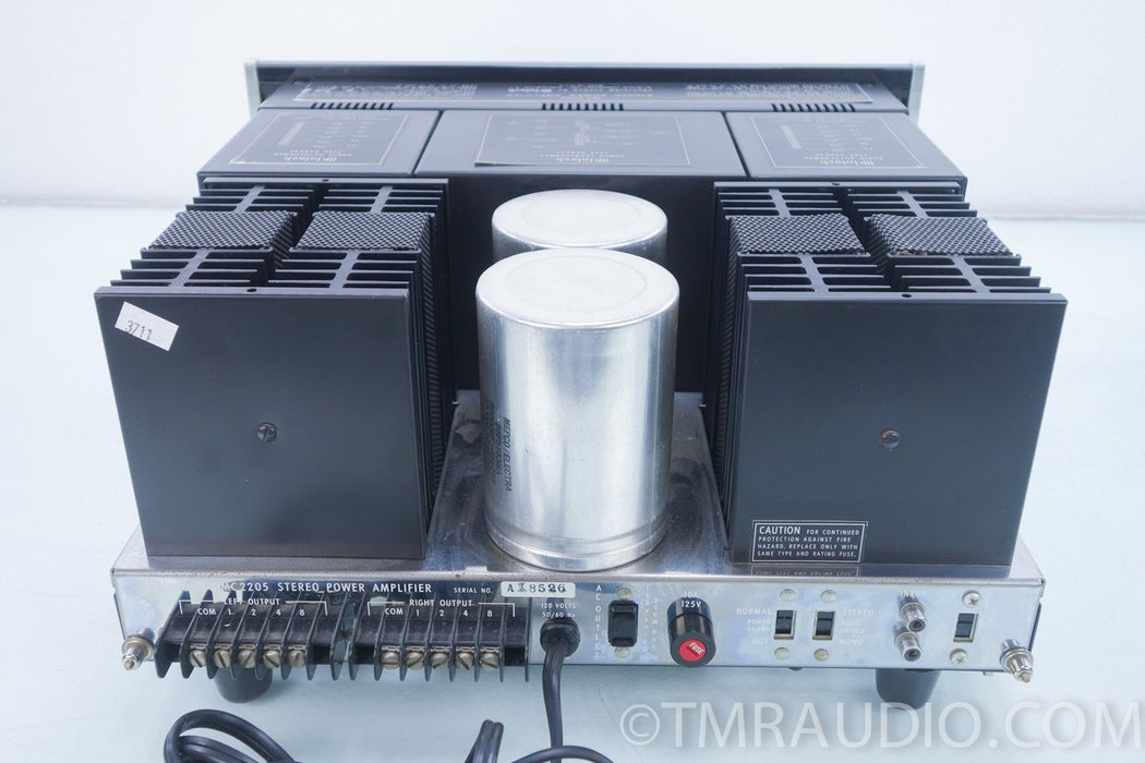 McIntosh MC2205 Stereo Power Amplifier in Factory Box (205w x2)