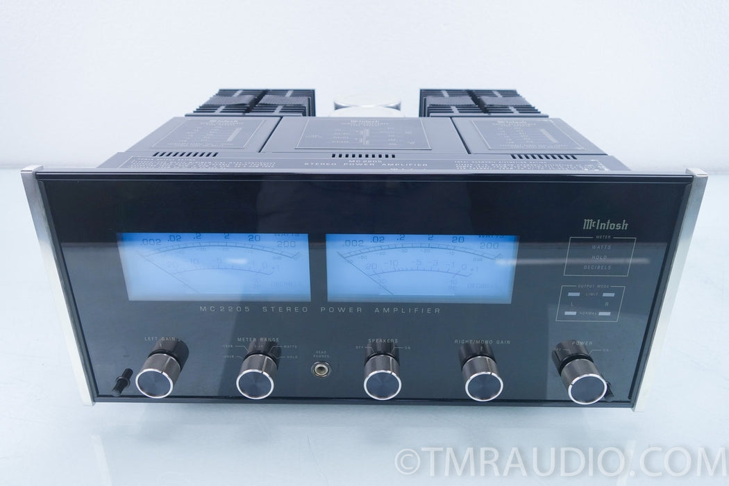McIntosh MC2205 Stereo Power Amplifier in Factory Box (205w x2)