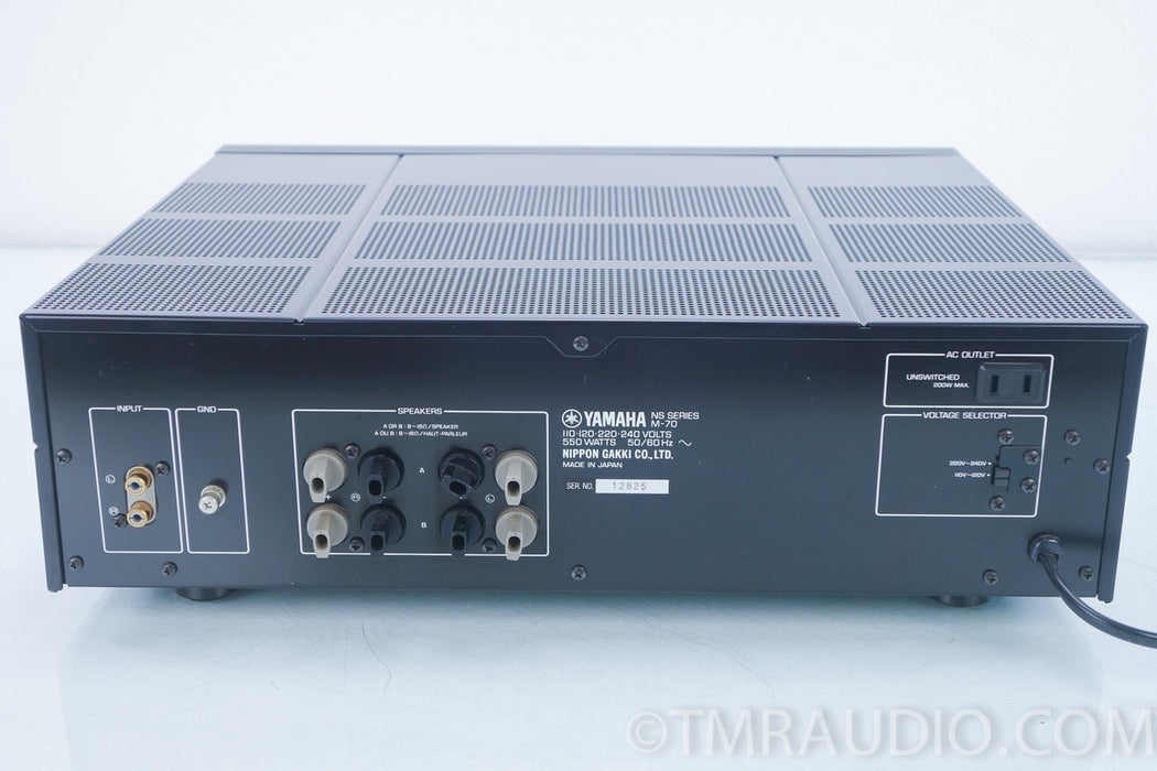 Yamaha M-70 Stereo Power Amplifier in Factory Box