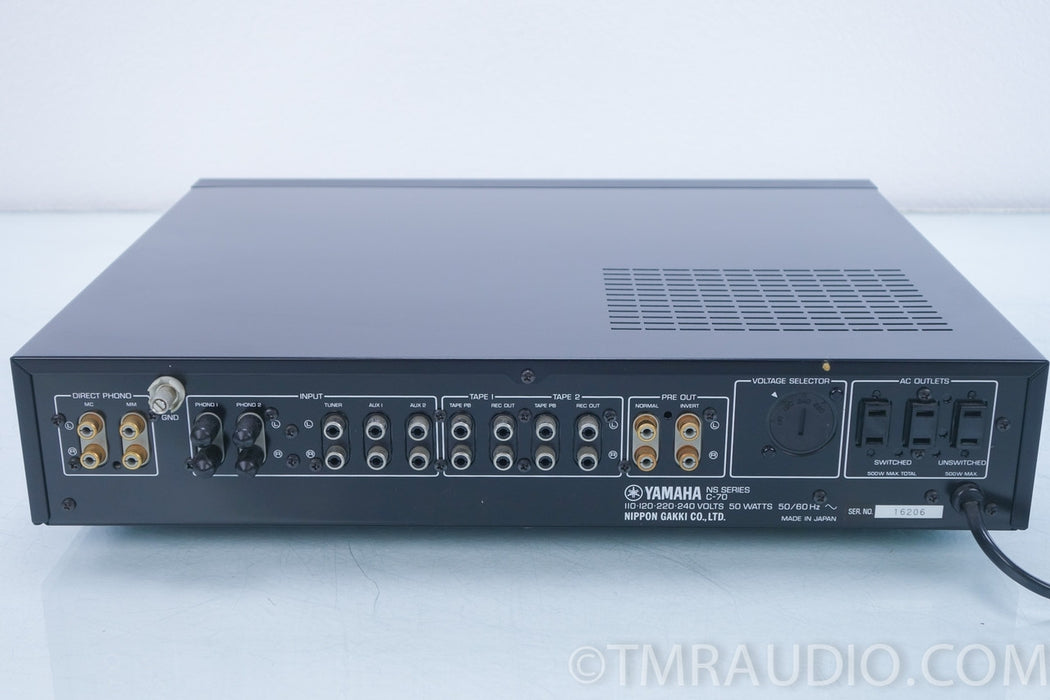 Yamaha C-70 Stereo Preamplifier / Preamp in Factory Box