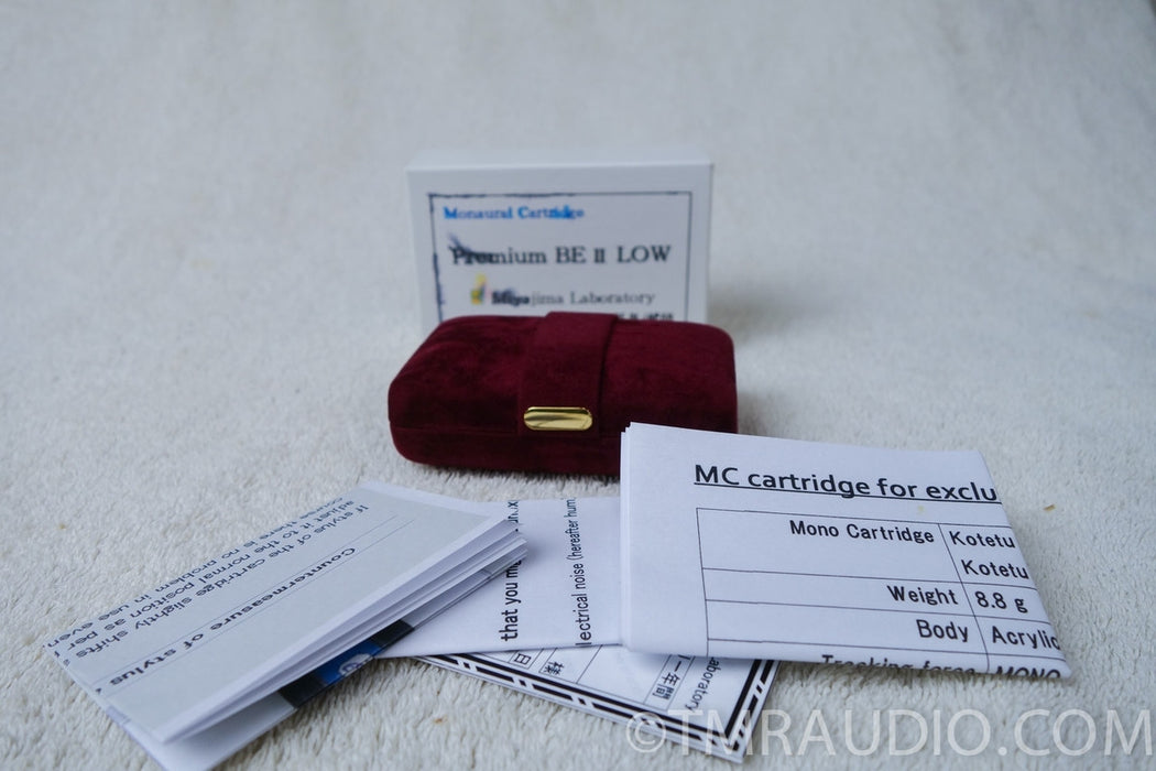 Miyajima Laboratory Premium BE II Low Mono Cartridge (<10 hours)