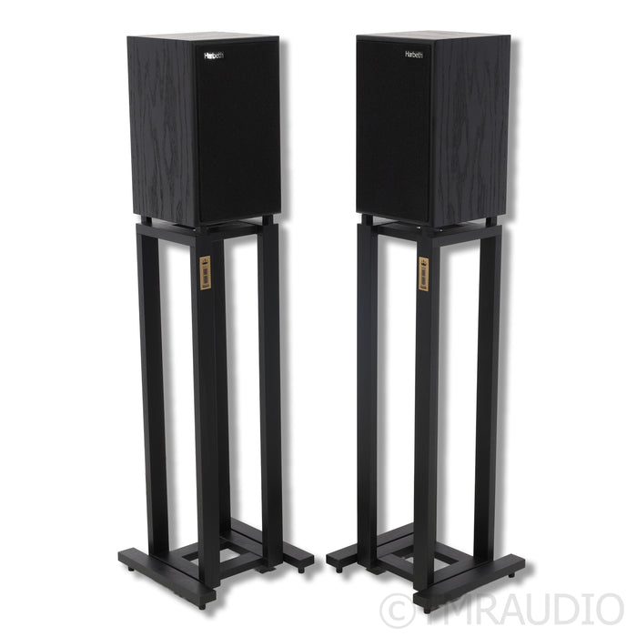 Harbeth P3ESR-XD2 Bookshelf Speakers; Ton Trager Stands