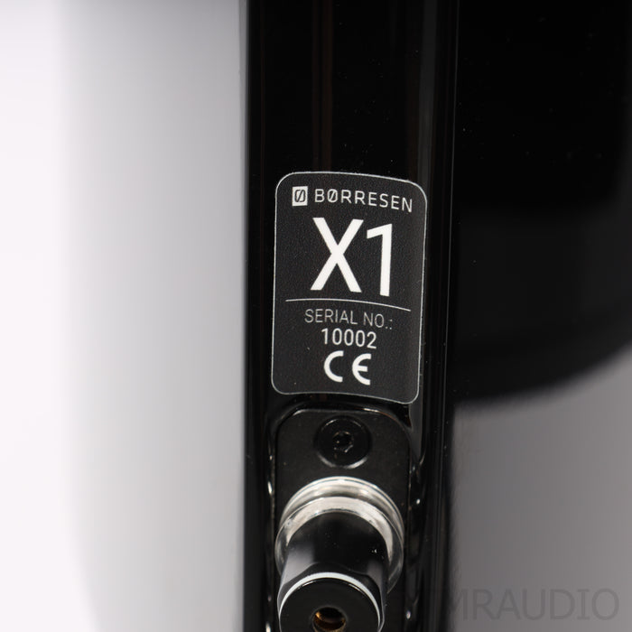 Borresen X1 Bookshelf Speakers; Stands