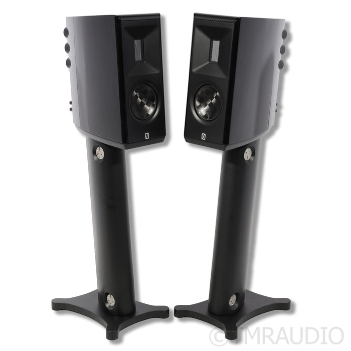 Borresen X1 Bookshelf Speakers; Stands