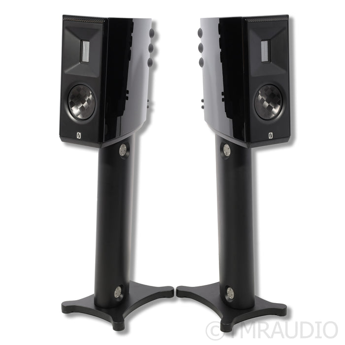 Borresen X1 Bookshelf Speakers; Stands