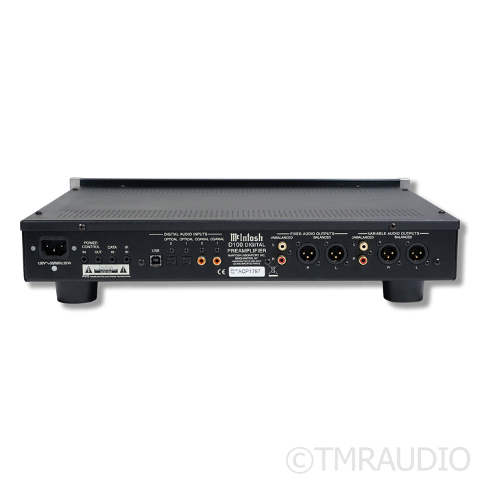 McIntosh D100 Digital Preamplifier; DAC