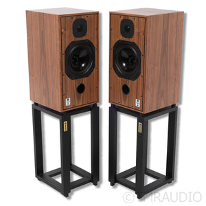 Harbeth C7ES-3 XD2 Bookshelf Speakers; Ton Trager Stands