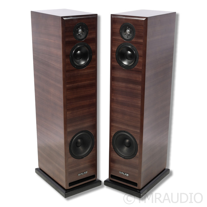 Salk Song3 BeAT Floorstanding Speakers; Zebrawood; GAIA II Feet