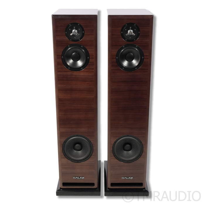 Salk Song3 BeAT Floorstanding Speakers; Zebrawood; GAIA II Feet
