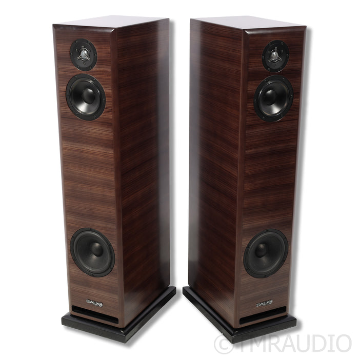Salk Song3 BeAT Floorstanding Speakers; Zebrawood; GAIA II Feet