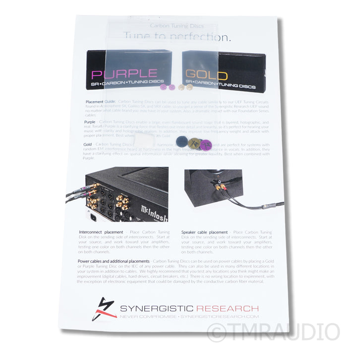 Synergistic Research Foundation SX RCA Tonearm Cable; 1m