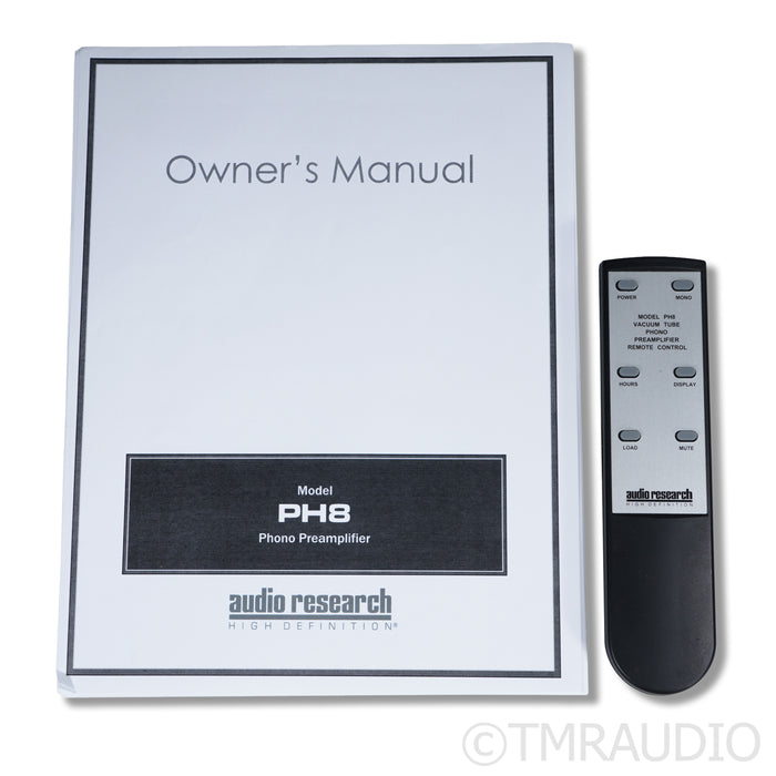 Audio Research PH8 MM/MC Tube Phono Preamplifier