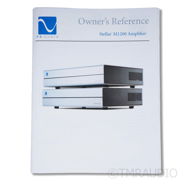 PS Audio Stellar M1200 Monoblock Power Amplifiers