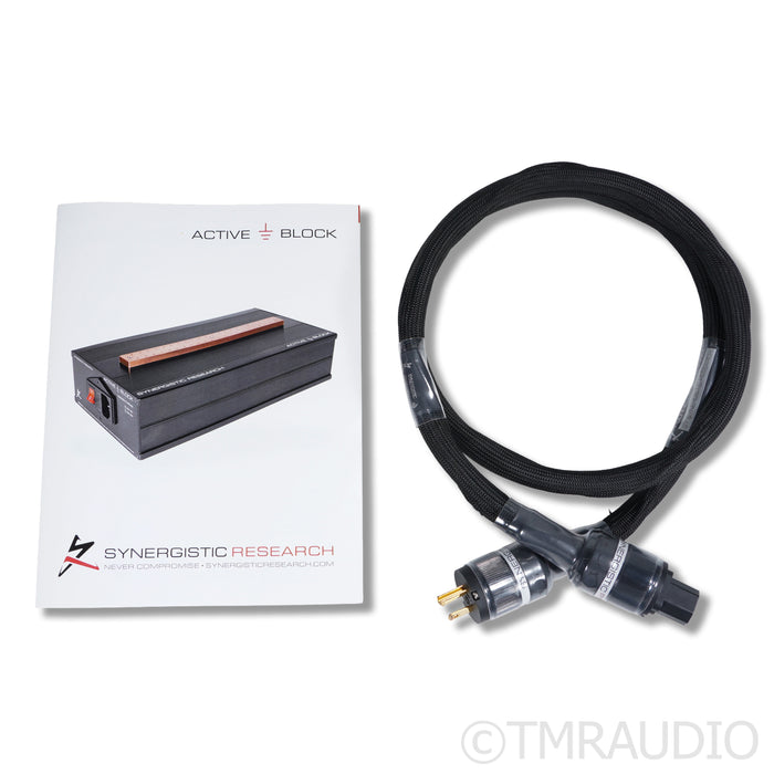 Synergistic Research Active Ground Block; Foundation SX 10 AWG Power Cable