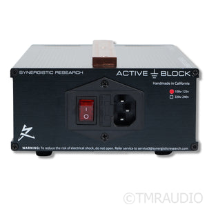 Synergistic Research Active Ground Block; Foundation SX 10 AWG Power Cable
