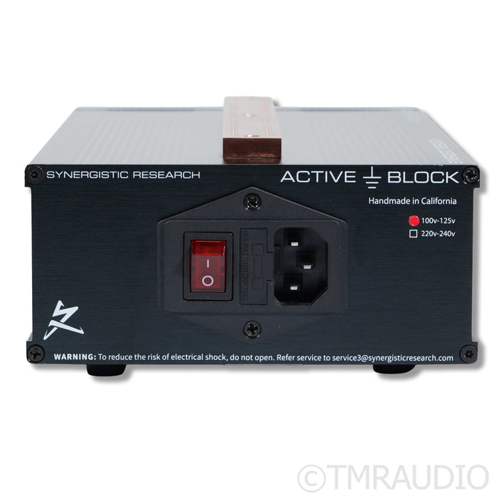 Synergistic Research Active Ground Block; Foundation SX 10 AWG Power Cable