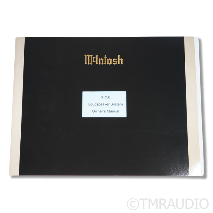 McIntosh XR50 Bookshelf Speakers