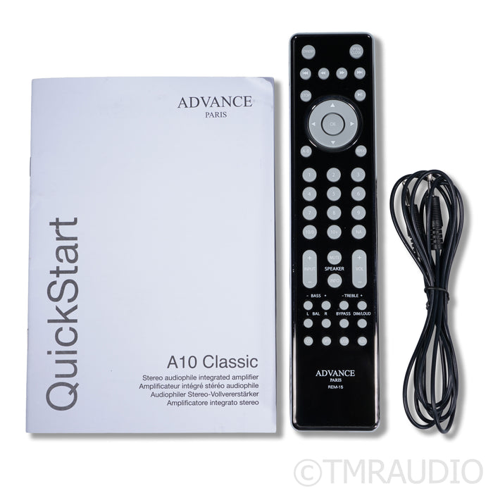 Advance Paris A10 Classic Hybrid Integrated Amplifier; Built-In DAC; MM Phono