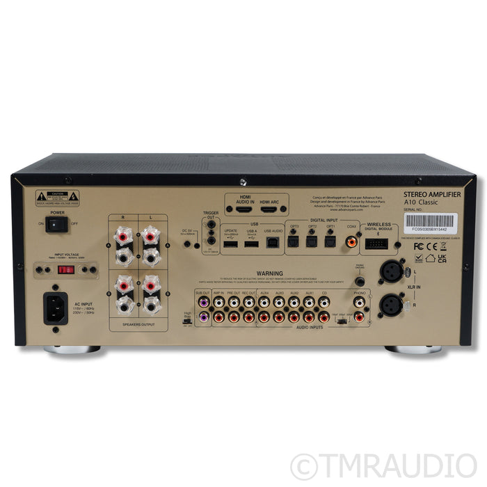 Advance Paris A10 Classic Hybrid Integrated Amplifier; Built-In DAC; MM Phono