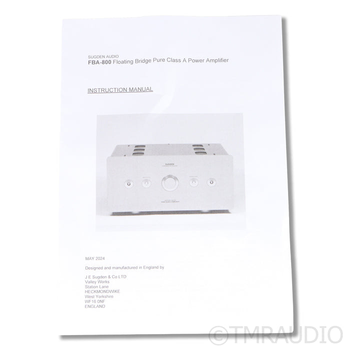 Sugden Audio Sapphire FBA-800 Power Amplifier