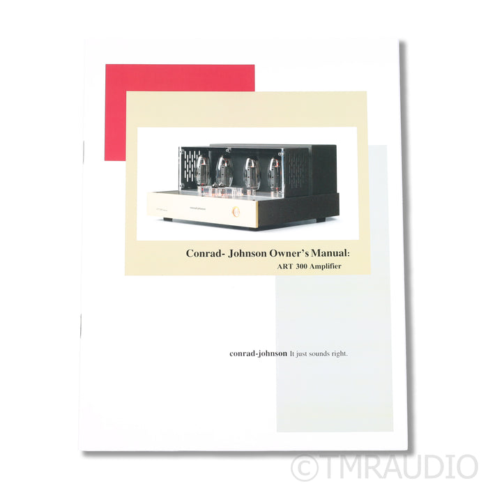 Conrad-Johnson Art 300 Monoblock Tube Power Amplifiers