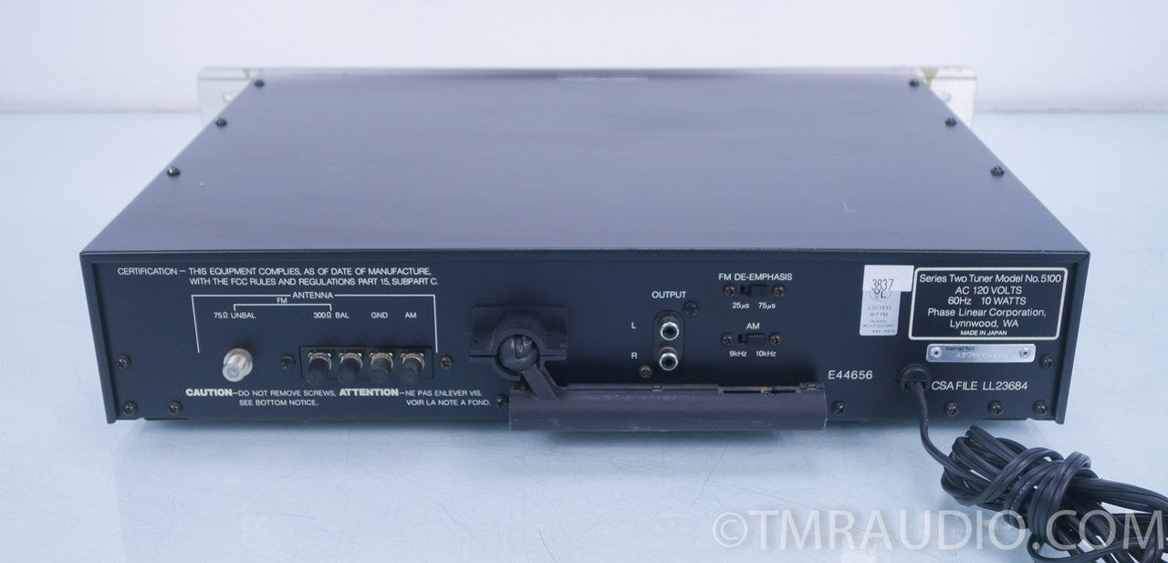 PHASE LINEAR 5100 SERIES II DIGITAL SYNTHESIZED TUNER