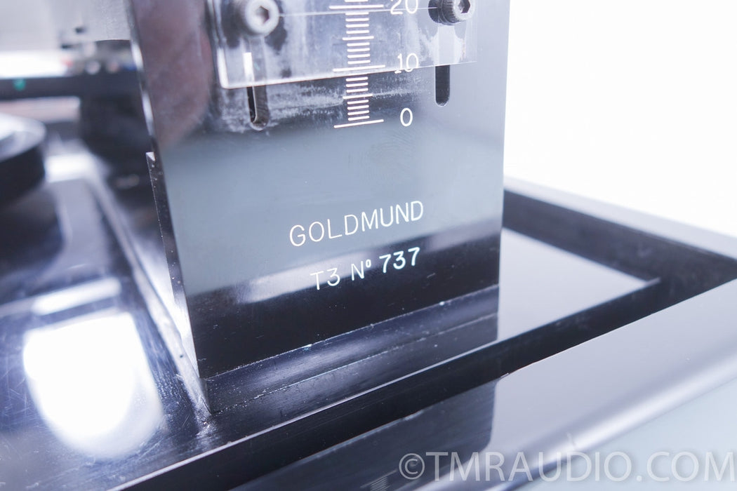 Goldmund Studio Turntable w/ T7 Tonearm & PL7 Speed Controller