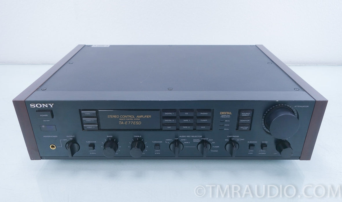 Sony TA-E77ESD Stereo Control Amplifier / Preamp / Preamplifier