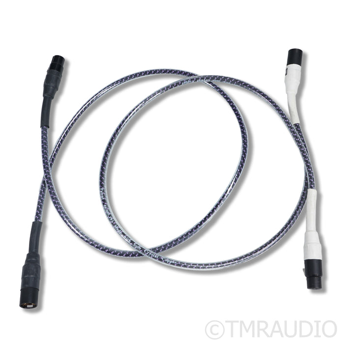 Analysis Plus Solo Crystal Oval XLR Cables; 1m