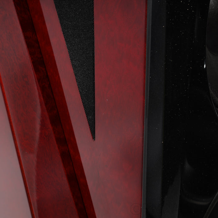 Legacy Audio Aeris XD Floorstanding Speakers; Sapele Pommele Gloss Cabernet