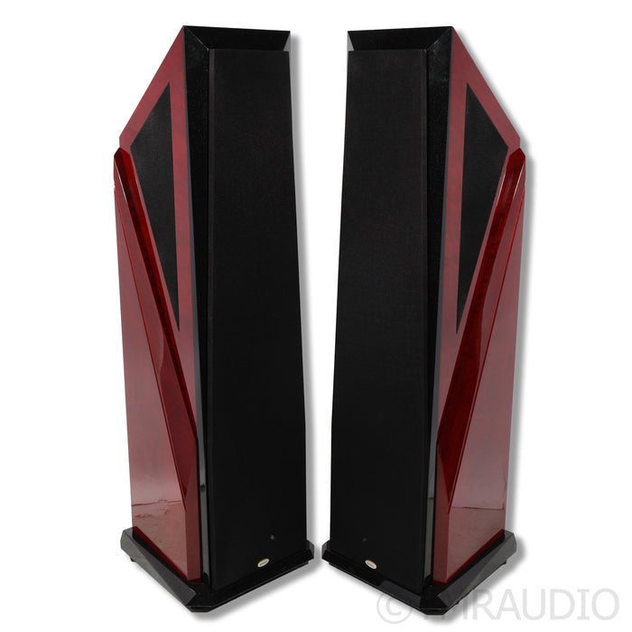 Legacy Audio Aeris XD Floorstanding Speakers; Sapele Pommele Gloss Cabernet