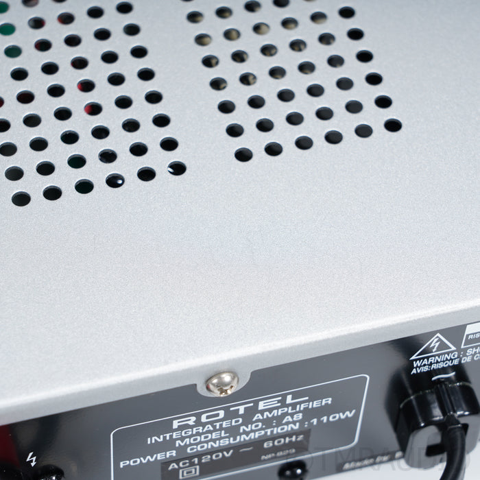 Rotel A8 Integrated Amplifier; MM Phono
