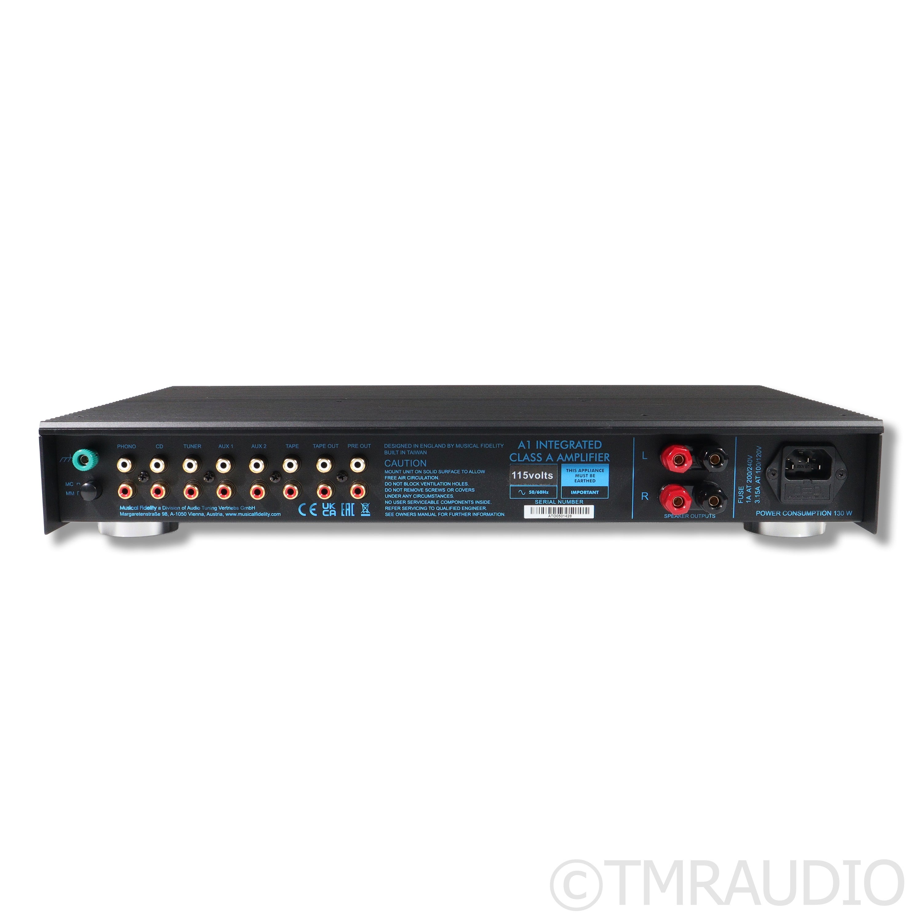 ジャンク Musical Fidelity A1 パワーアンプ Musical Fidelity A1 Integrated Amplifier; MM/MC Phono — The Music Room