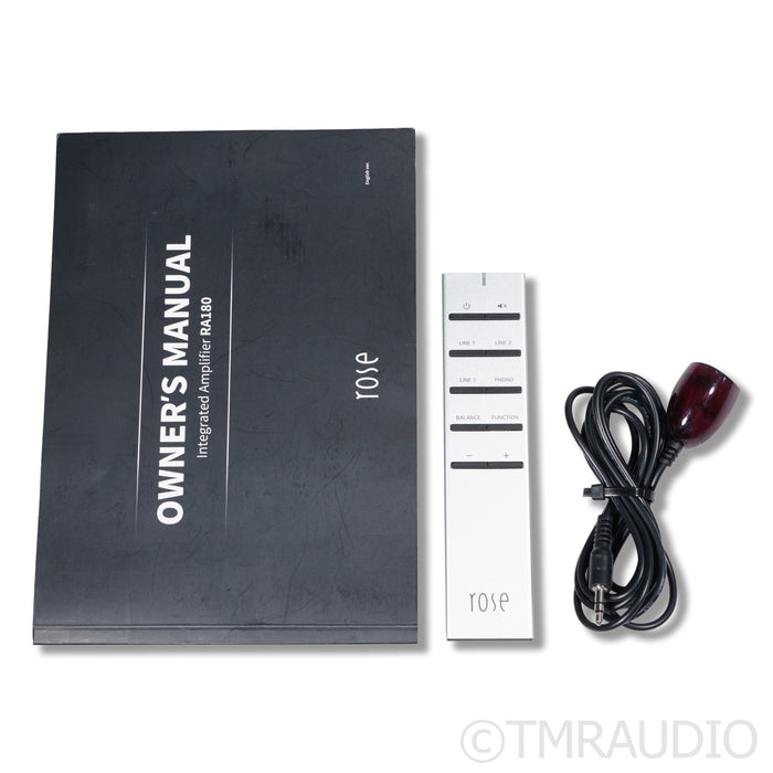 HiFi Rose RA180 Integrated Amplifier; Built-In Active Crossover; MM/MC Phono