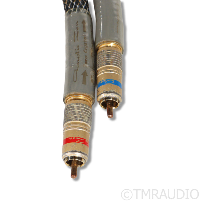 Acoustic Zen Silver Reference RCA Cables; 0.5m