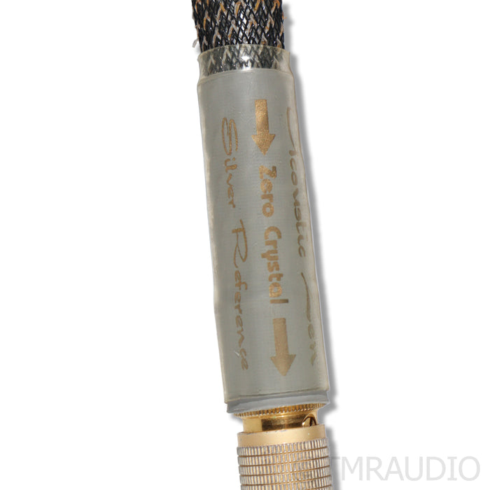Acoustic Zen Silver Reference RCA Cables; 0.5m