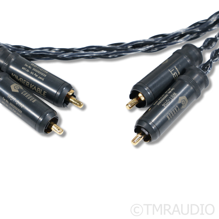 Kimber Kable Carbon Series RCA Cables; 1m