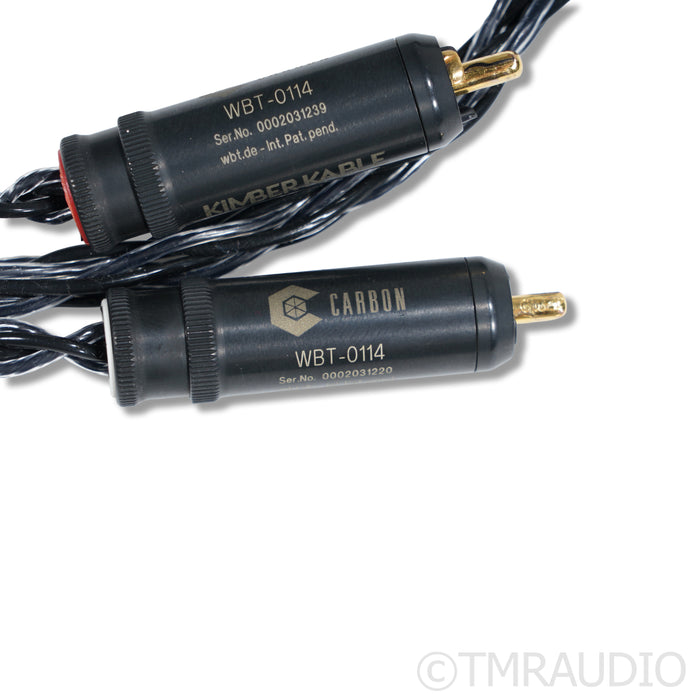 Kimber Kable Carbon Series RCA Cables; 1m