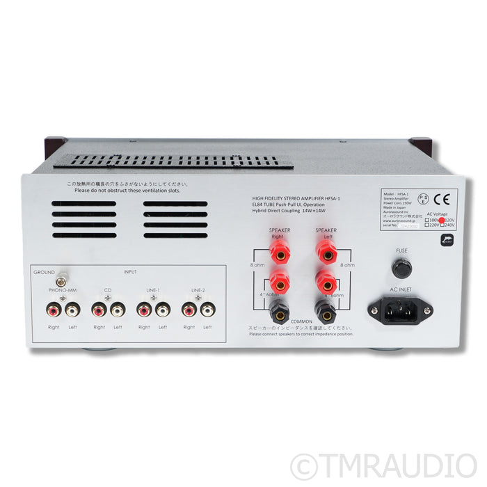Aurorasound HFSA-1 Hybrid Integrated Amplifier; MM Phono