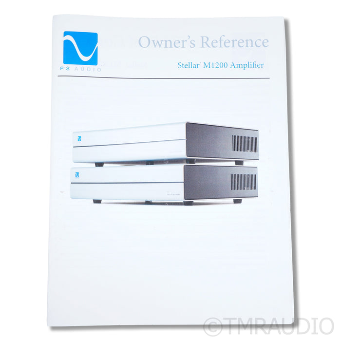PS Audio Stellar M1200 Hybrid Monoblock Power Amplifiers