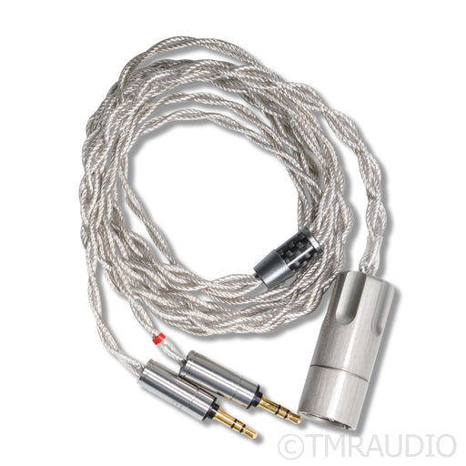 LavriCables Grand Silver Headphone Cable; 1m