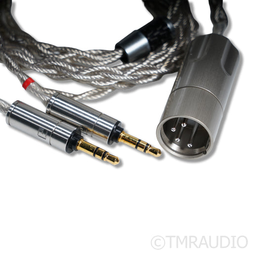 LavriCables Grand Silver Headphone Cable; 1m