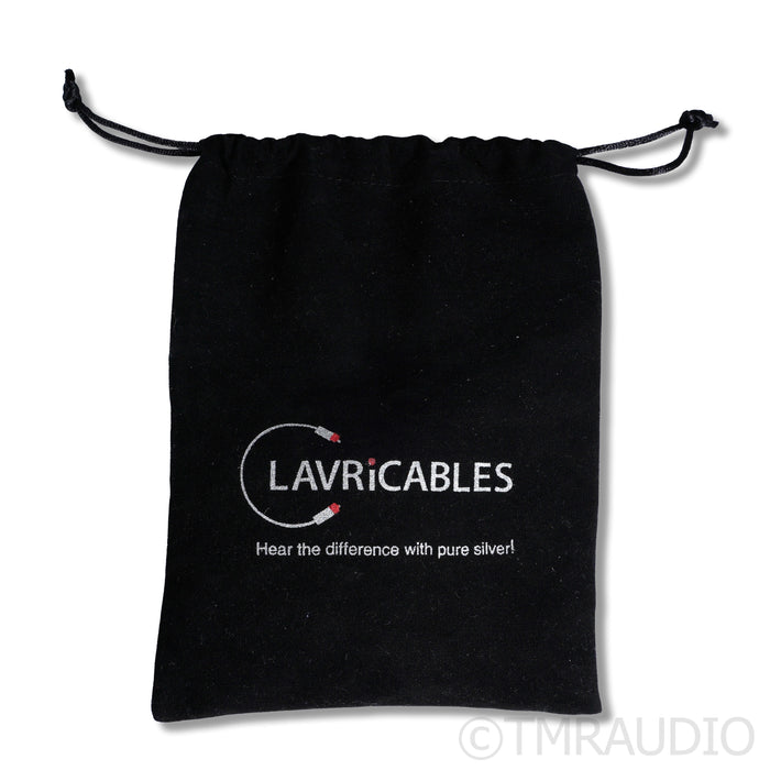 LavriCables Grand Silver Headphone Cable; 1m