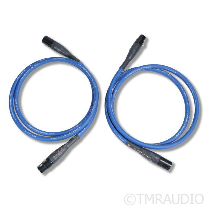Cardas Clear Light XLR Cables; 1.25m