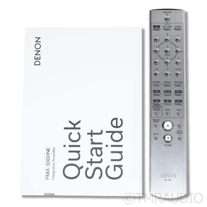 Denon PMA-3000NE Integrated Amplifier; Built-In DAC; MM/MC Phono